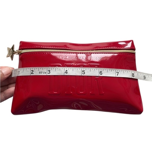 Christian Dior Red Patent Leather Clutch - Picture 9 of 10